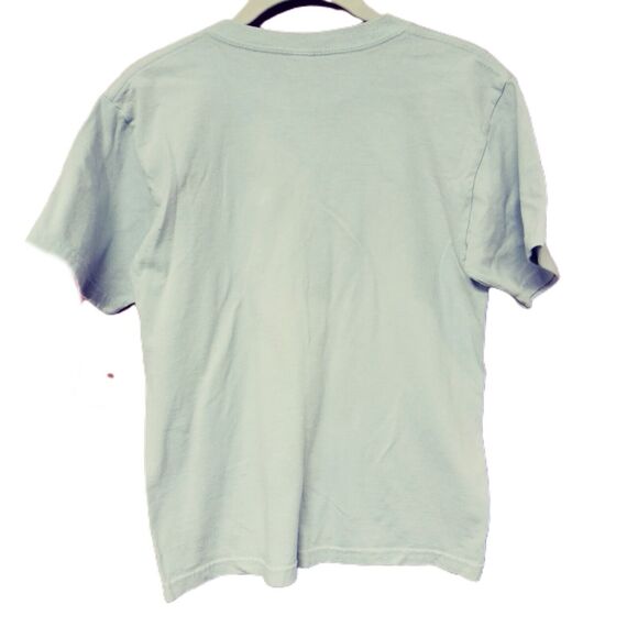 Unisex Kids Grey Tee Fish Don’t Swallow Gum Funny Graphic Novelty T Shirt Small - Picture 3 of 12